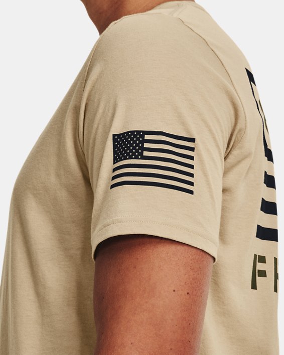 Men's UA Freedom Banner T-Shirt, Brown, pdpMainDesktop image number 3